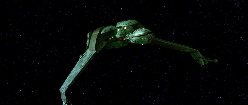 The Klingon Bird-of-Prey in Star Trek III: The Search for Spock.