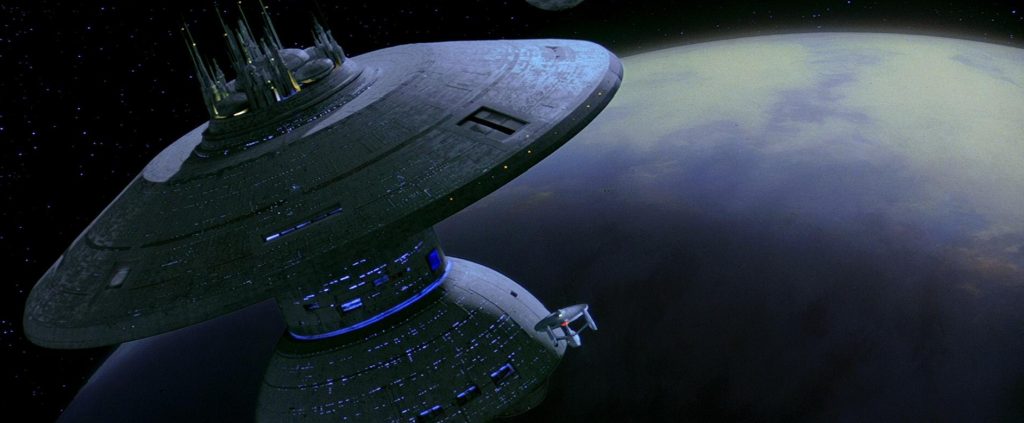 Earth Spacedock in Star Trek III: The Search for Spock.
