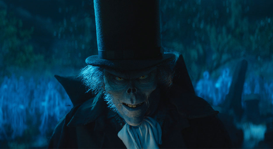 The Hatbox Ghost in Haunted Mansion.